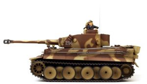 tiger 1 early production bruin rc tank infrarood panzer