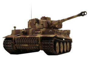 tiger 1 early production bruin rc tank infrarood panzer