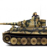 rc tiger 1 tank groen camouflage ir battle tank