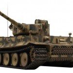 rc tiger 1 tank groen camouflage ir battle tank