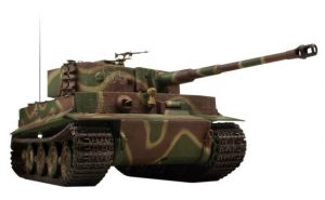tiger 1 late version model rc tank bos camouflage