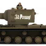 bestuurbare tank tweede wereldoorlog kv-2 vstank