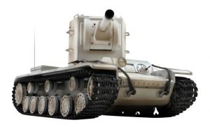 kv-2 winter camouflage rc tank