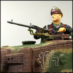 tiger 1 late version model rc tank bos camouflage