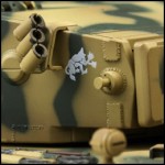 rc tiger 1 tank groen camouflage ir battle tank
