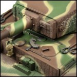 tiger 1 late version model rc tank bos camouflage