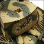 rc tiger 1 tank groen camouflage ir battle tank