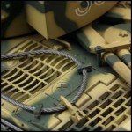 rc tiger 1 tank groen camouflage ir battle tank