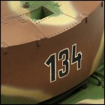 tiger 1 late version model rc tank bos camouflage