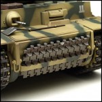 rc tiger 1 tank groen camouflage ir battle tank