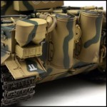 rc tiger 1 tank groen camouflage ir battle tank