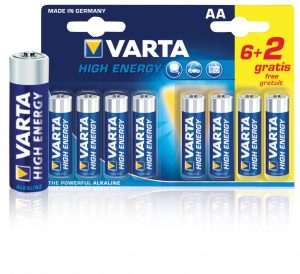Varta AA/LR6 Batterijen (8 stuks)