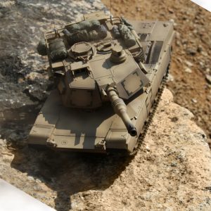 m1a2 abrams desert storm model tank infrarood rc tank